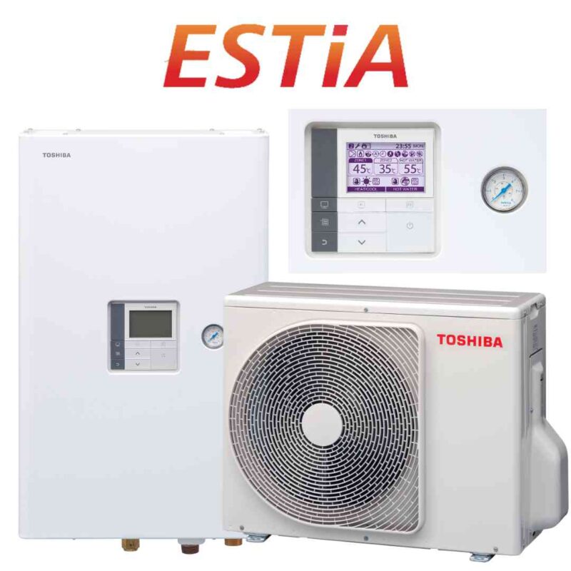 Toshiba Estia R32 4kW a 6kW Split
