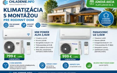 Klimatizácia s montážou pre rodinný dom | Júnová akcia MW Power Alfa a Panasonic UZ